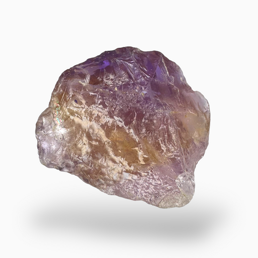 Natural Ametrine Raw Bicolor 55.3 Carats Size 30X21.5mm Brazilian Origin