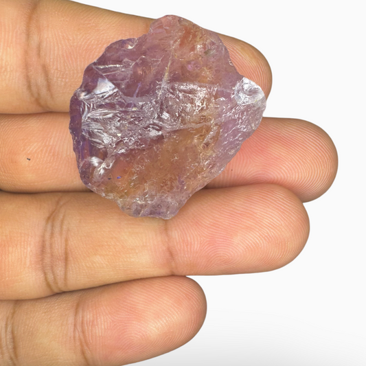 Natural Ametrine Raw Bicolor 55.3 Carats Size 30X21.5mm Brazilian Origin