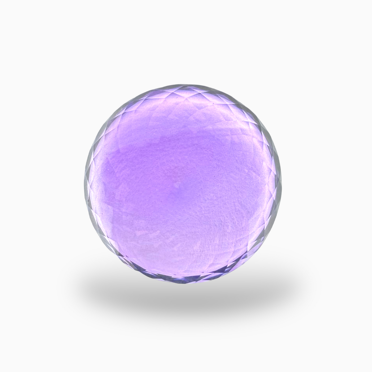 Natural Purple Amethyst Round Shape 31.62 Carat 20X20mm