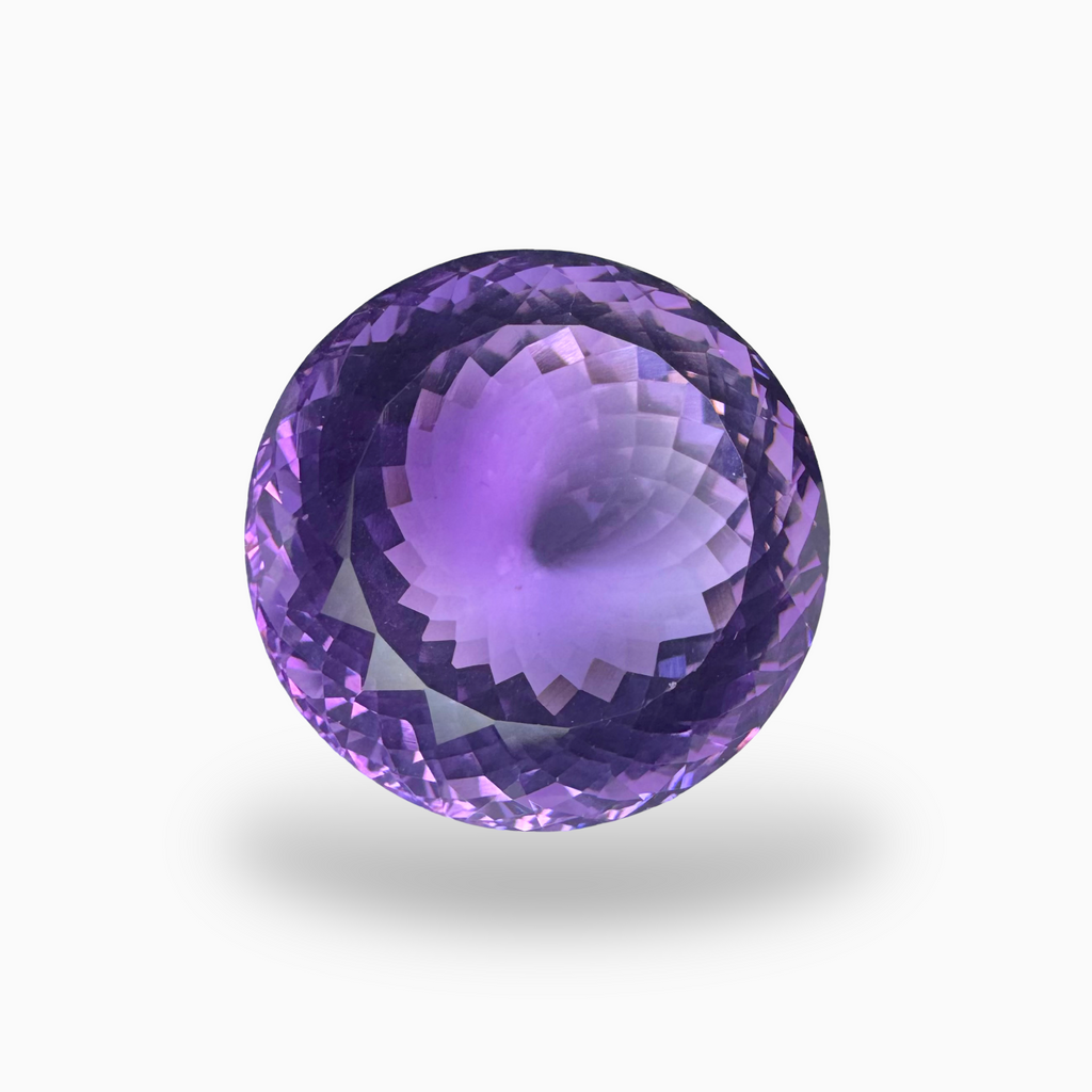 Natural Purple Amethyst Round Shape 31.62 Carat 20X20mm