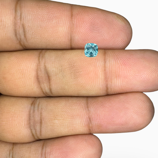 Natural Apatite Stone 0.30 Carats Cushion Shape Size 4mm