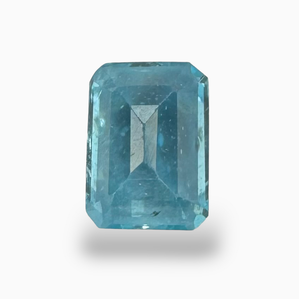Natural Apatite Stone 1.0 Carats Emerald Cut Shape Size 7X5mm
