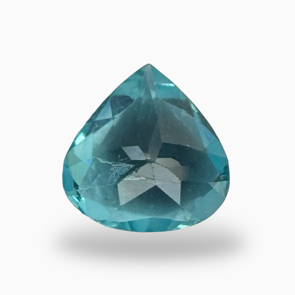 Natural Apatite Stone 0.98 Carats Heart Shape Size 7mm