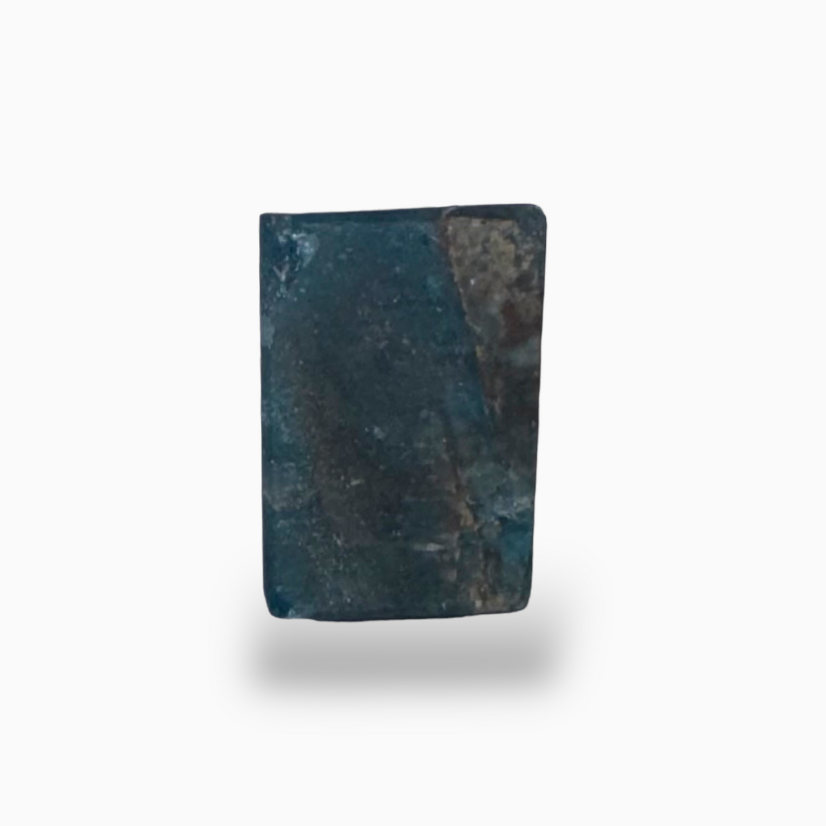 Natural Blue Apatite Stone 17.1 Carats Long Square Cabochon Shape 15.6X11mm