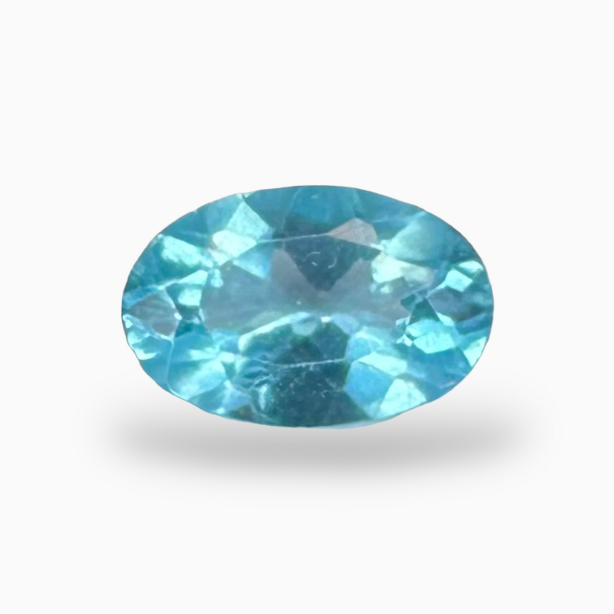Natural Apatite Stone 0.48 Carats Oval Shape Size 6X4mm