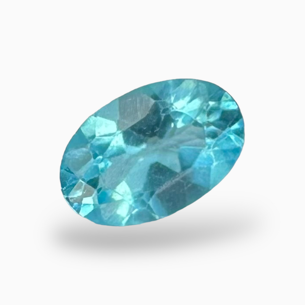 Natural Apatite Stone 0.48 Carats Oval Shape Size 6X4mm