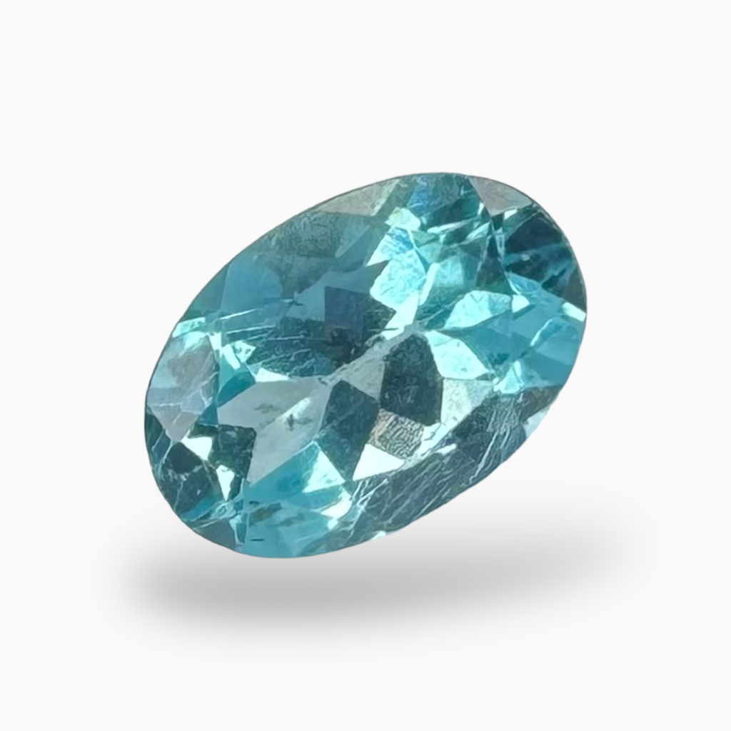 Natural Apatite Stone 0.56 Carats Oval Shape Size 6X4mm