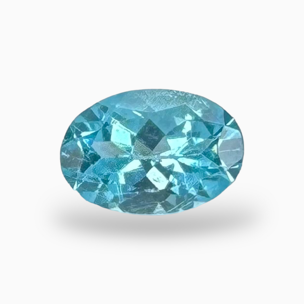 Natural Apatite Stone 0.56 Carats Oval Shape Size 6X4mm