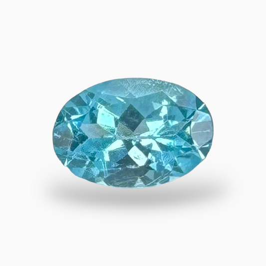 Natural Apatite Stone 0.56 Carats Oval Shape Size 6X4mm