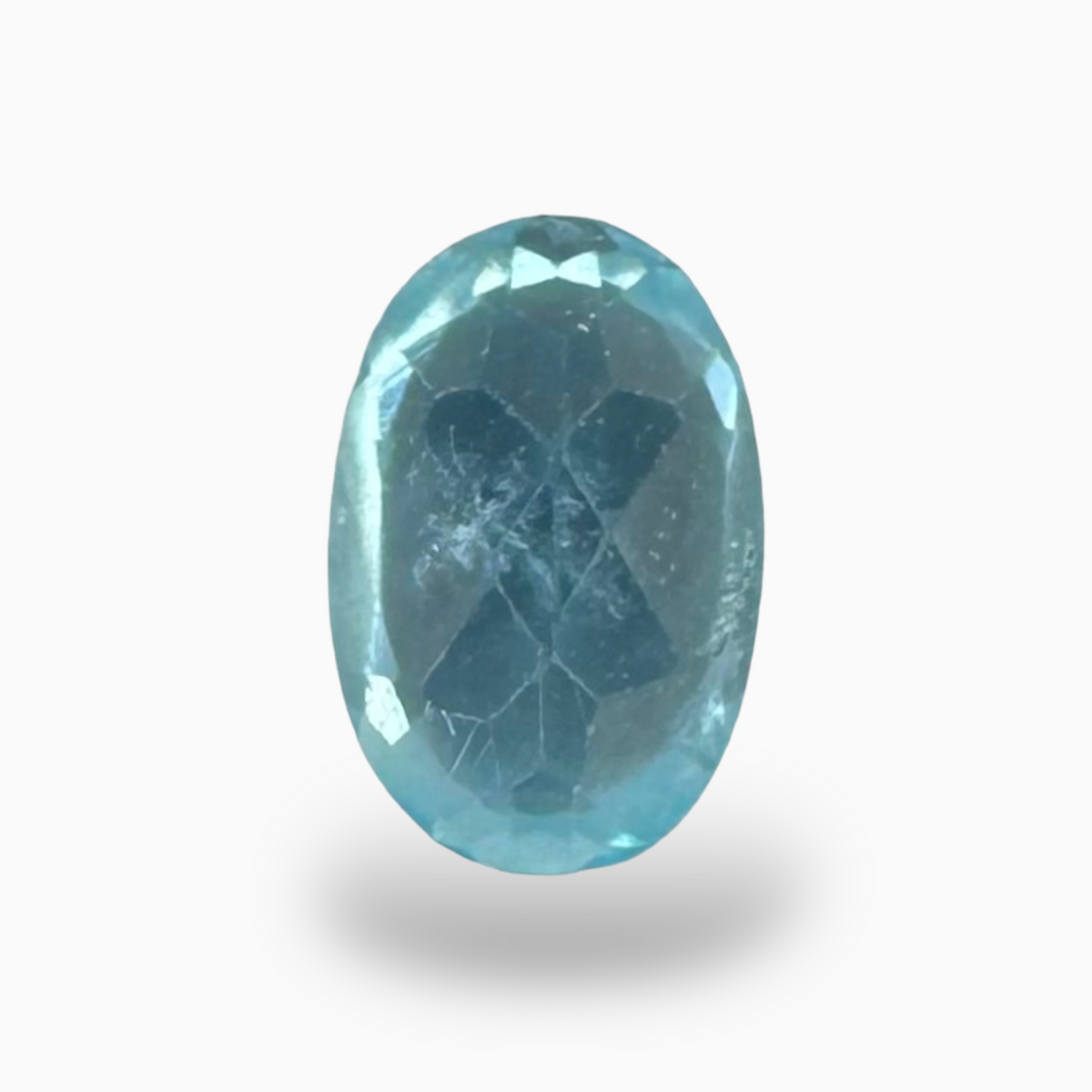 Natural Apatite Stone 0.6 Carats Oval Shape Size 6X4mm
