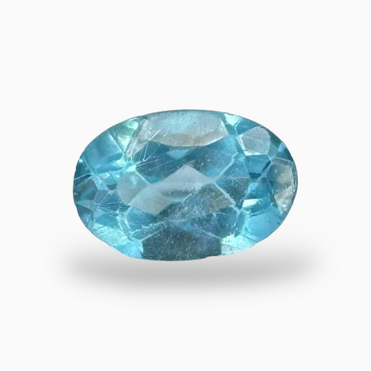 Natural Apatite Stone 0.6 Carats Oval Shape Size 6X4mm