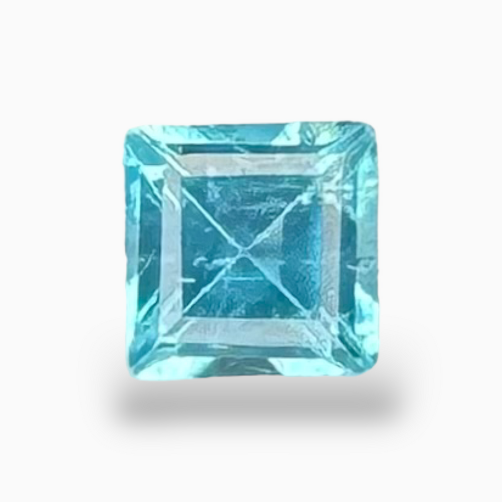 Natural Apatite Stone 0.53 Carats Princess Cut Size 4mm