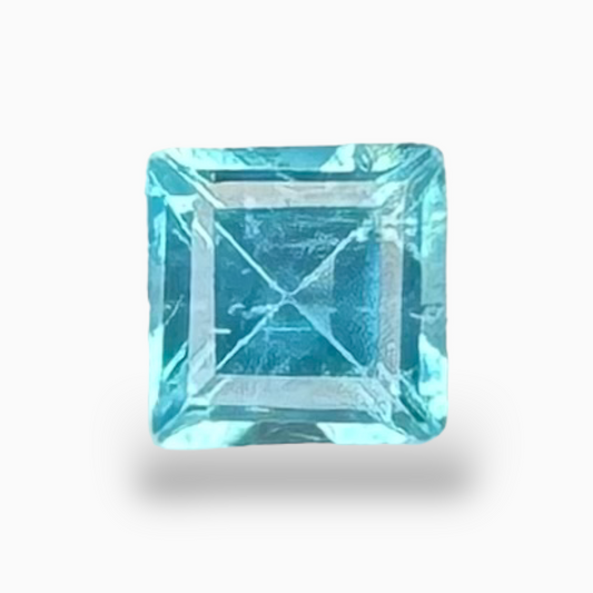 Natural Apatite Stone 0.53 Carats Princess Cut Size 4mm