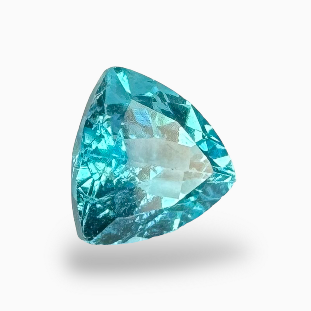 Natural Apatite Stone 0.88 Carats Trilliant Shape Size 6mm