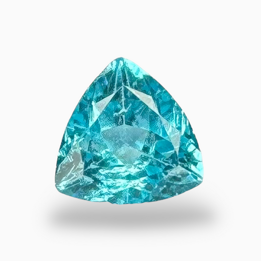 Natural Apatite Stone 0.88 Carats Trilliant Shape Size 6mm