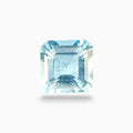 Natural Aquamarine Stone 1.45 Carats SkyBlue Color Asscher Cut Size 7mm