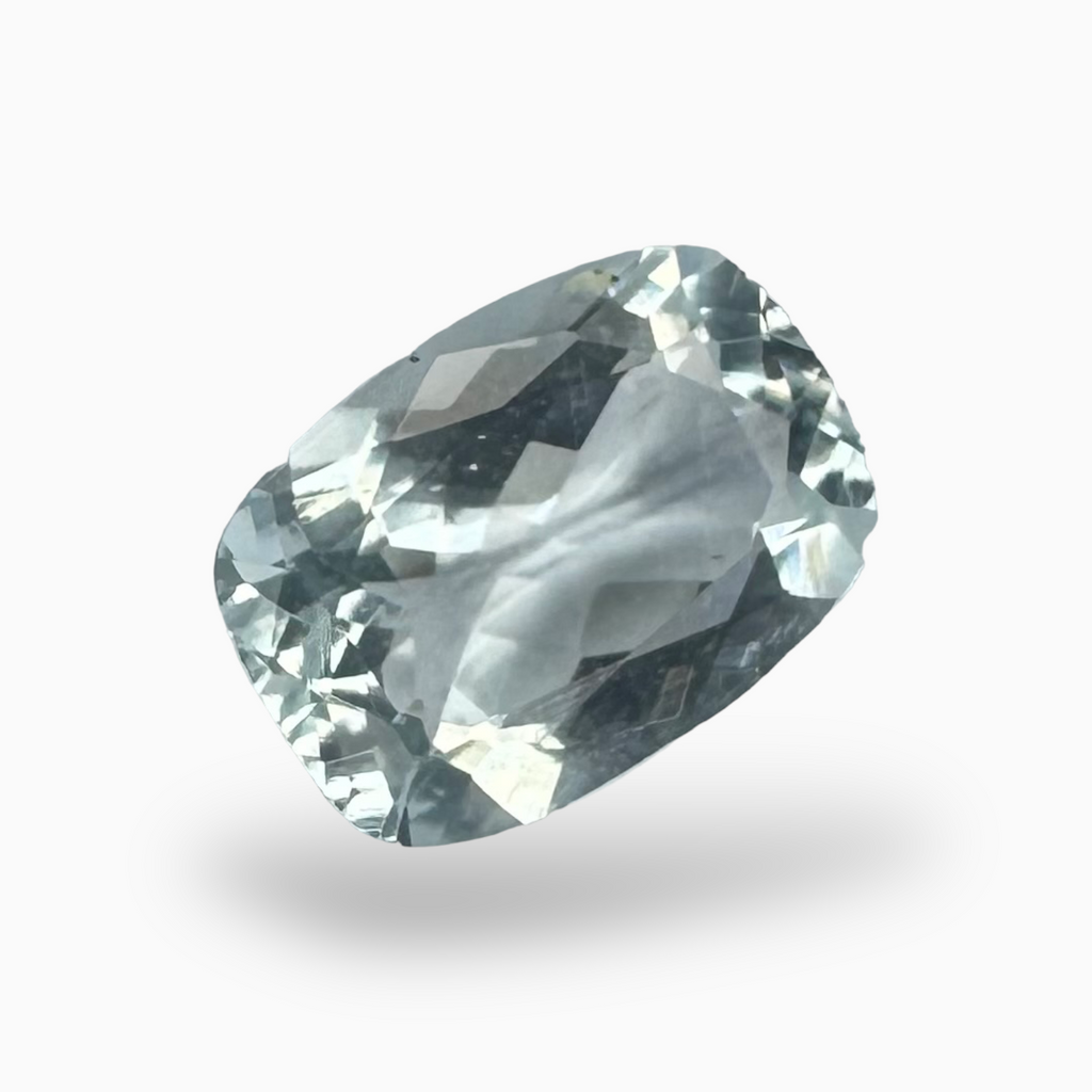 Natural Aquamarine Stone 2.72 Carats SkyBlue Color Cushion Cut Size 11X8mm