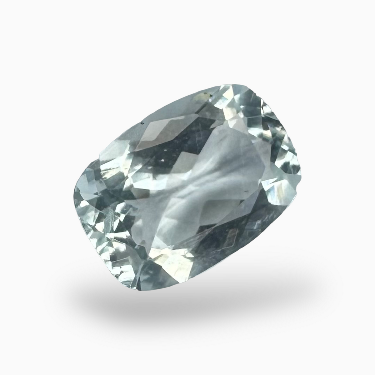 Natural Aquamarine Stone 2.72 Carats SkyBlue Color Cushion Cut Size 11X8mm
