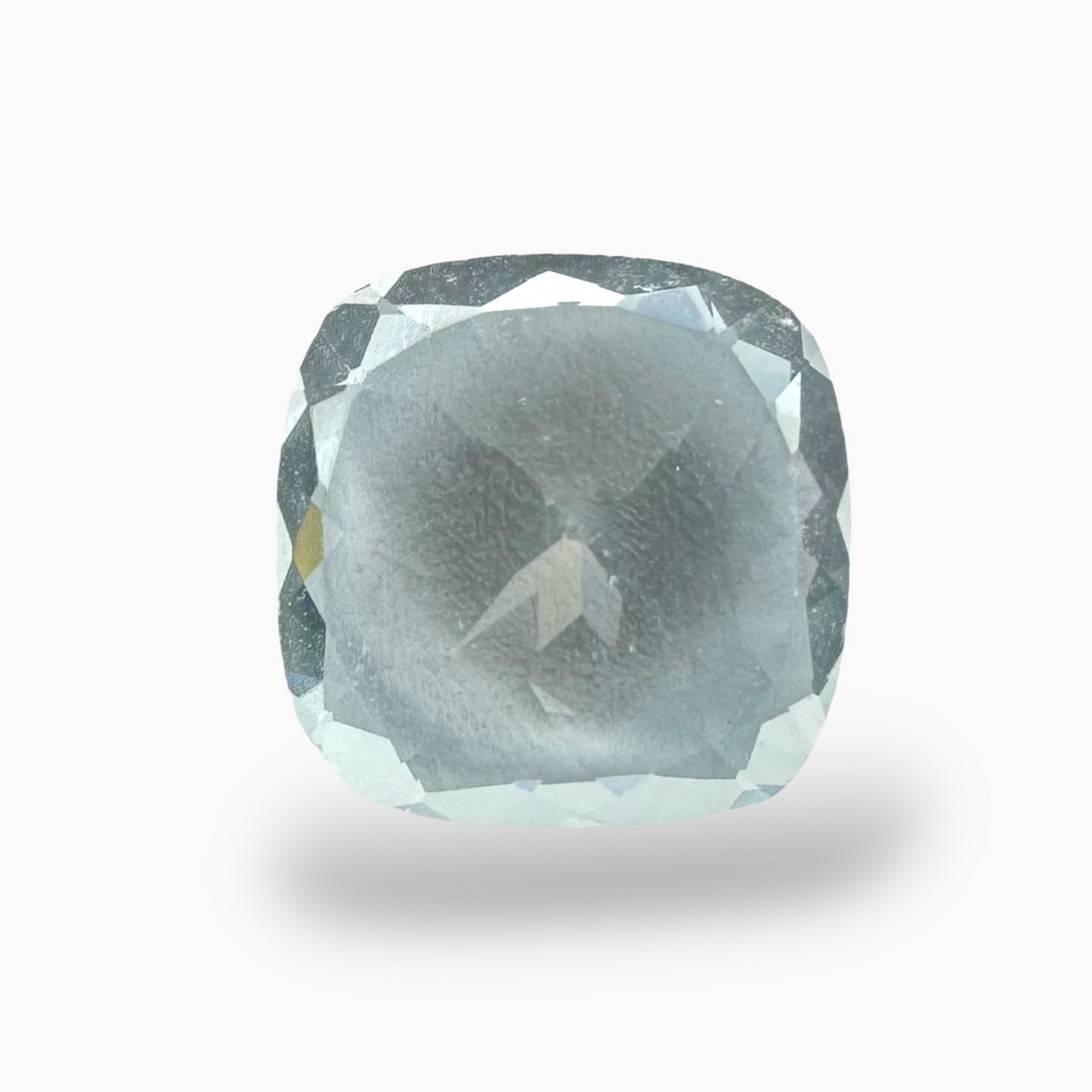 Natural Aquamarine Stone SkyBlue Color 3.41 Carats Cushion Shape Size 10.10mm