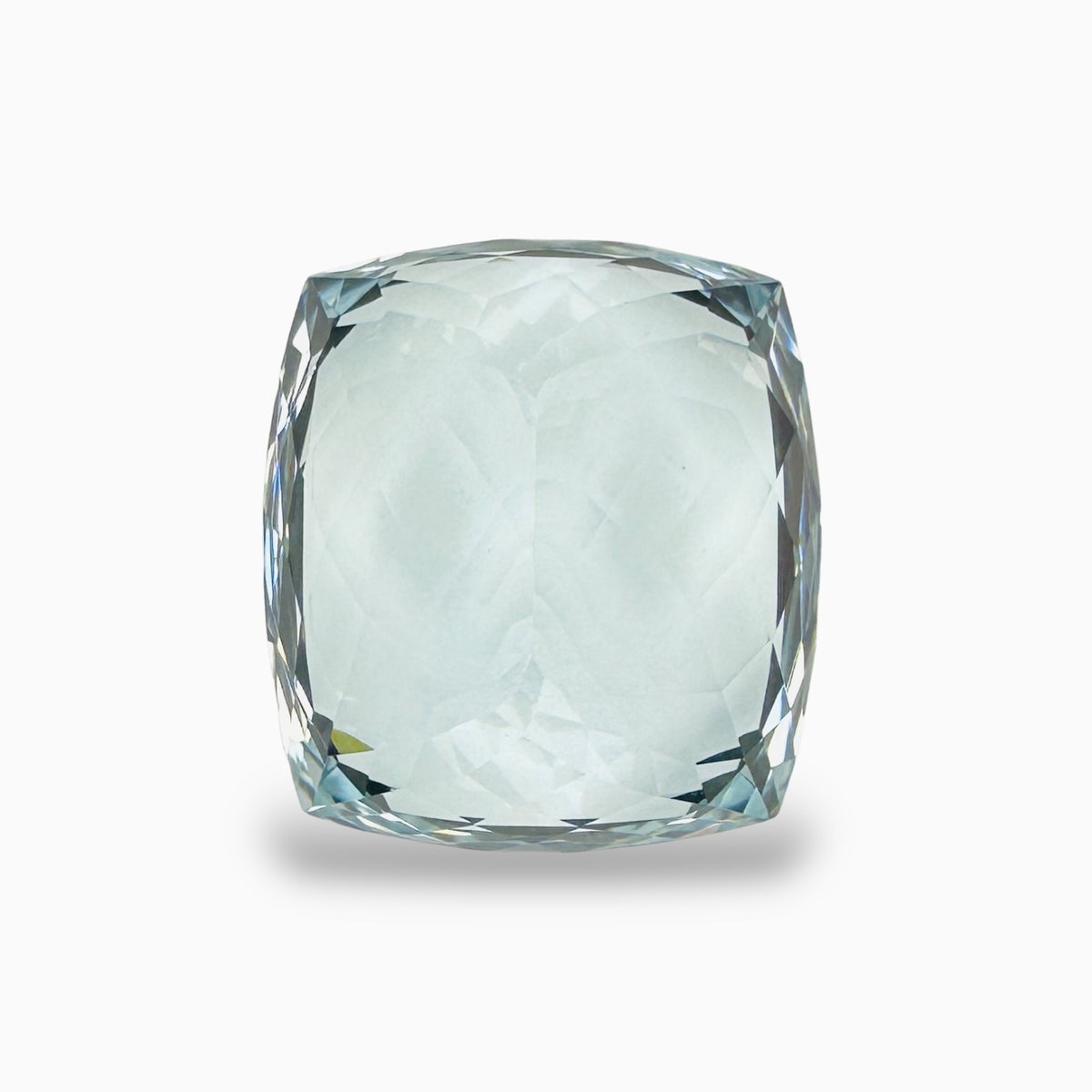 Natural Aquamarine Stone 44.10 Carats SkyBlue Color Cushion Shape Size 21.8X20mm