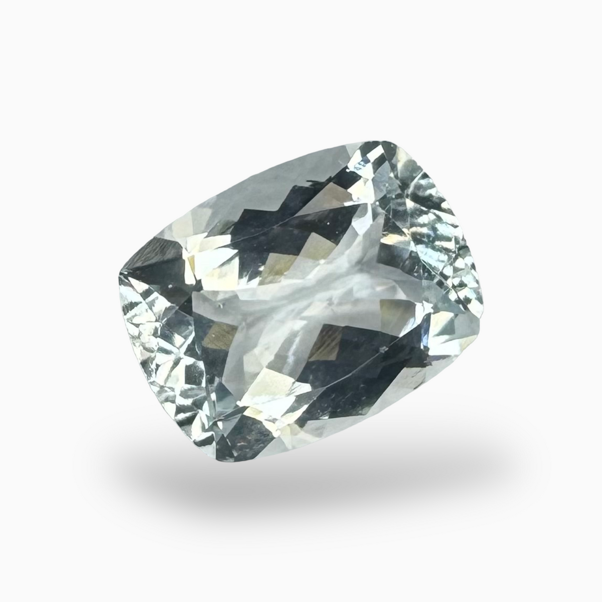 Natural Aquamarine Stone SkyBlue Color 5.65 Carats Cushion Shape Size 13X11mm