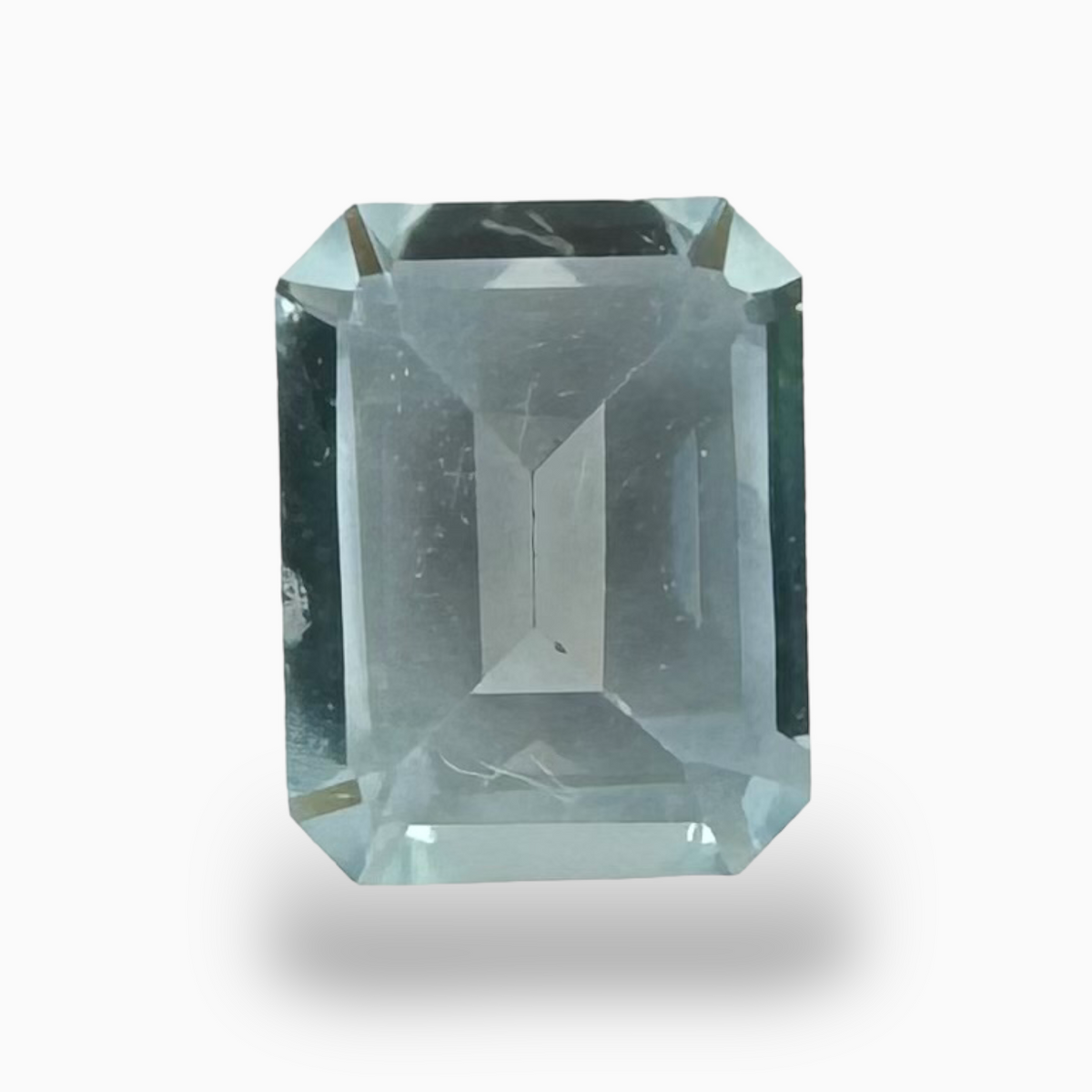 Natural Aquamarine Stone 0.80 Carats SkyBlue Color Emerald Cut Size 7X5mm