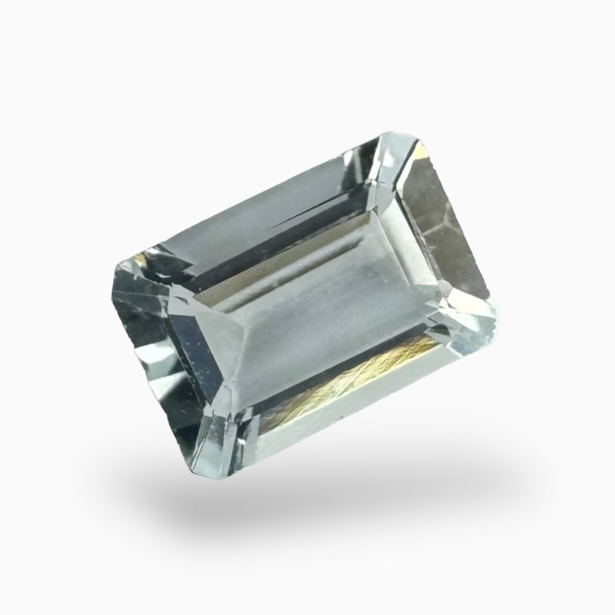 Natural Aquamarine Stone 0.56 Carats SkyBlue Color Emerald Cut Size 6X4mm