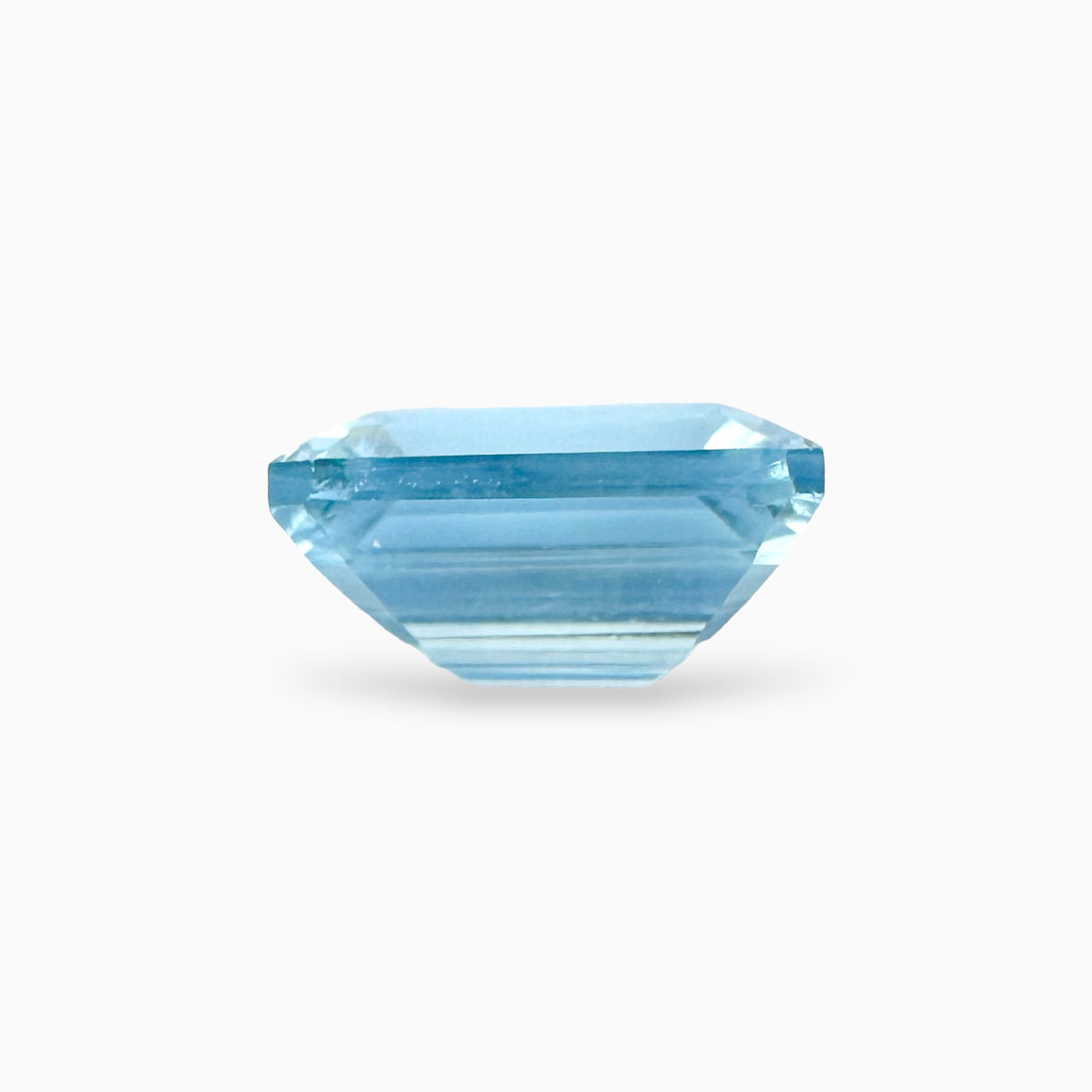 Natural Aquamarine Stone 4.54 Carats SteelBlue Color Emerald Cut Shape Size 11X9mm
