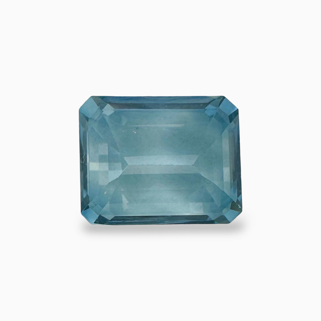 Natural Aquamarine Stone 4.54 Carats SteelBlue Color Emerald Cut Shape Size 11X9mm