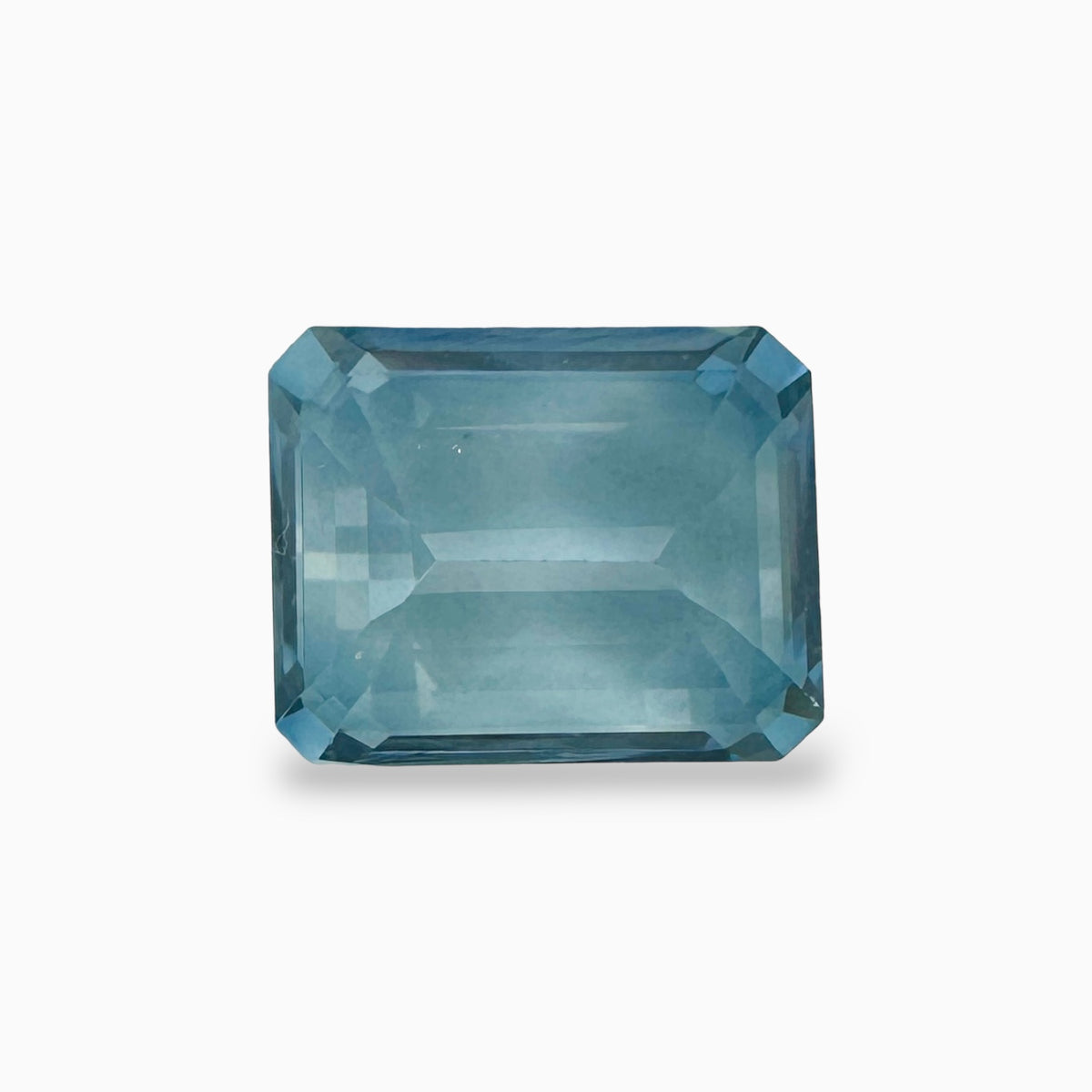 Natural Aquamarine Stone 4.54 Carats SteelBlue Color Emerald Cut Shape Size 11X9mm