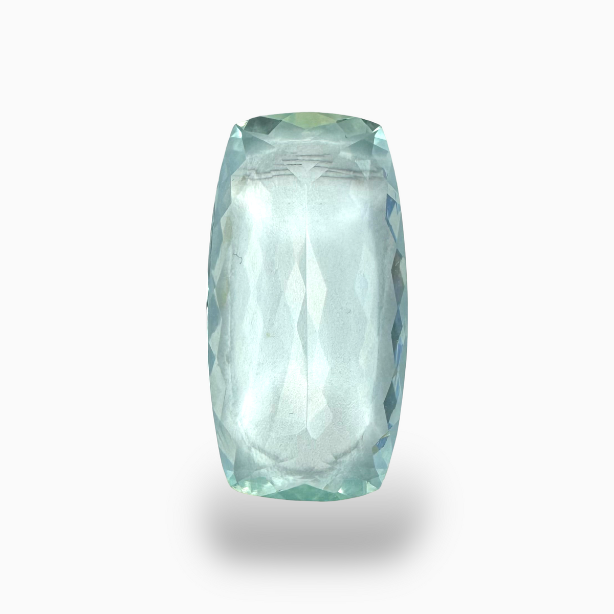 Natural Aquamarine Stone SkyBlue Color 12.46 Carats Cushion Shape Size 25X13mm