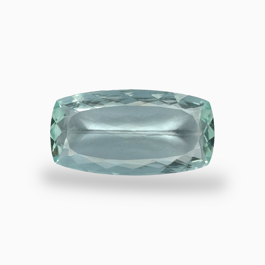 Natural Aquamarine Stone SkyBlue Color 12.46 Carats Cushion Shape Size 25X13mm