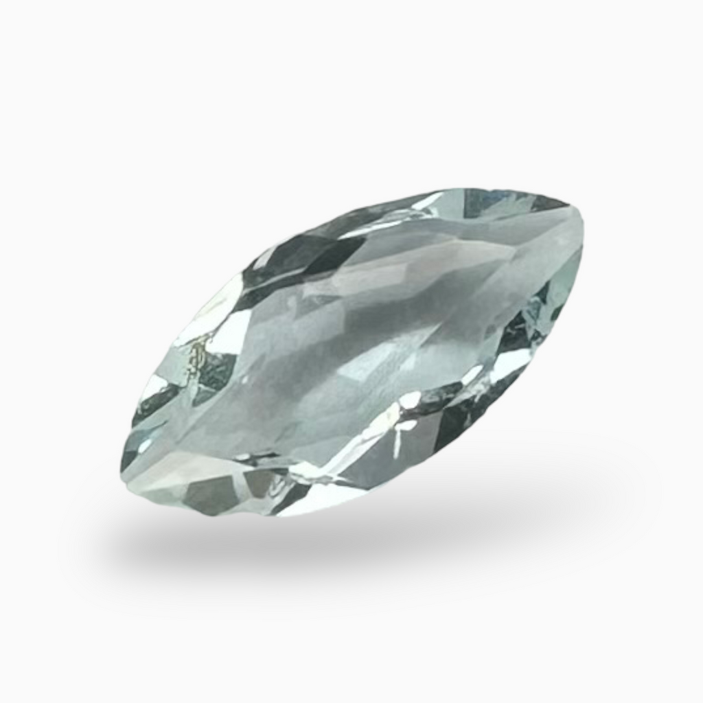 Natural Aquamarine Stone 0.12 Carats SkyBlue Color Marquise Shape Size 5X2.5mm