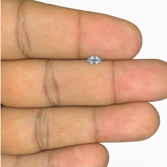 Natural Aquamarine Stone 0.17 Carats SkyBlue Color Marquise Shape Size 4X2mm