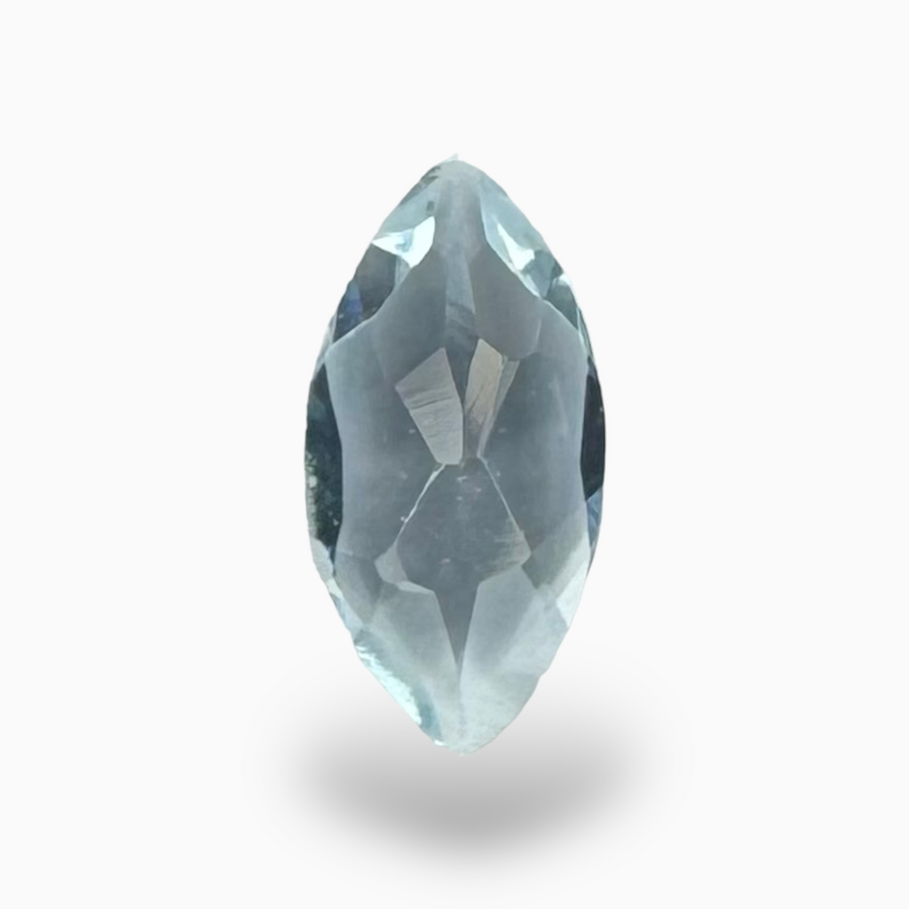 Natural Aquamarine Stone 0.37 Carats SkyBlue Color Marquise Shape Size 7X3.5mm