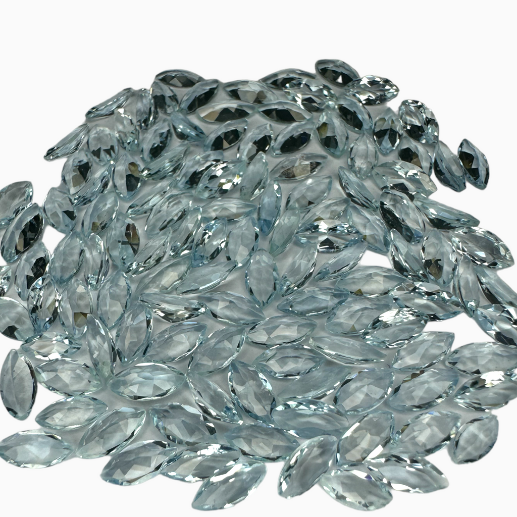 Natural Aquamarine Stone 0.18 Carats SkyBlue Color Marquise Shape Size 6X3mm