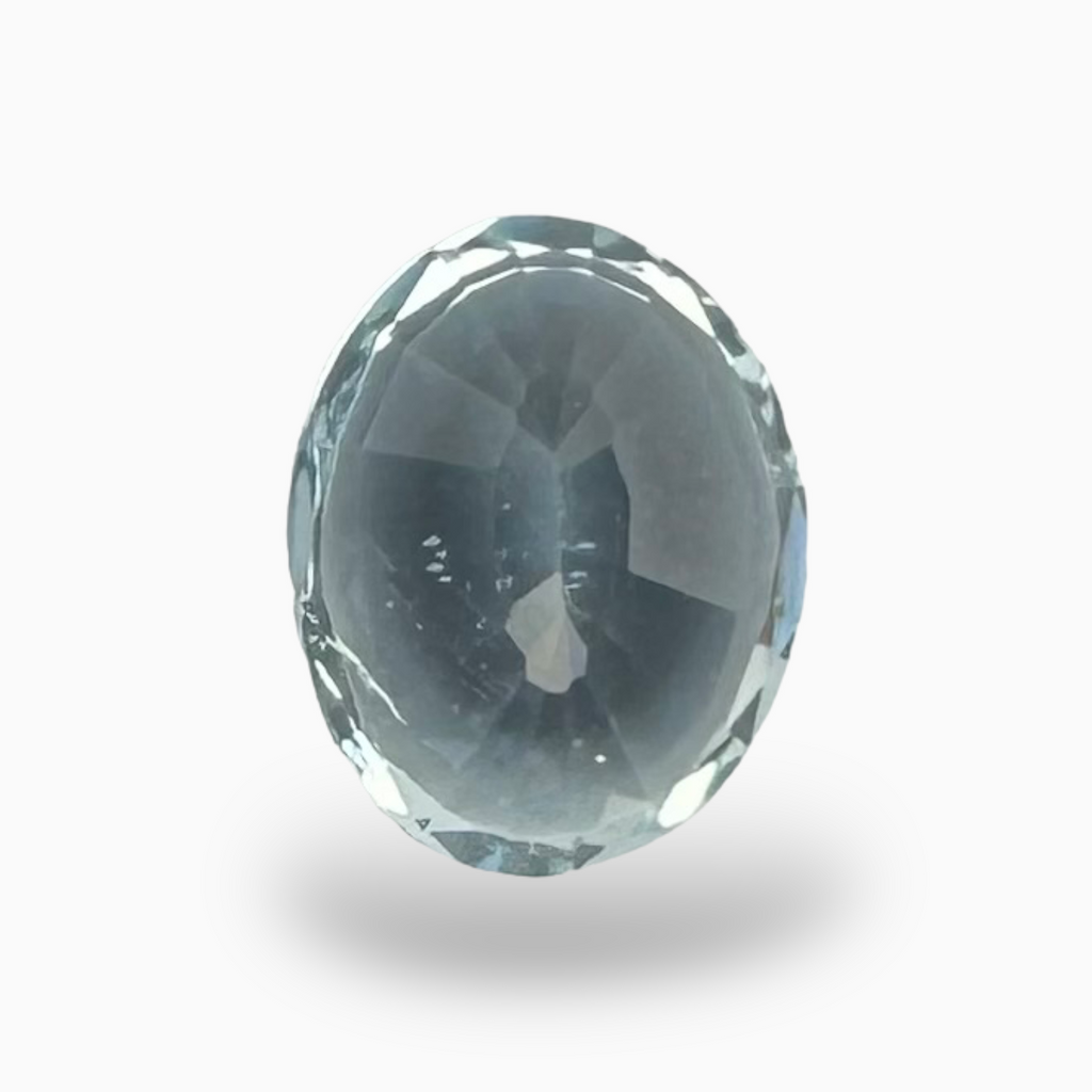 Natural Aquamarine Stone 0.27 Carats SkyBlue Color Oval Shape Size 5X4mm