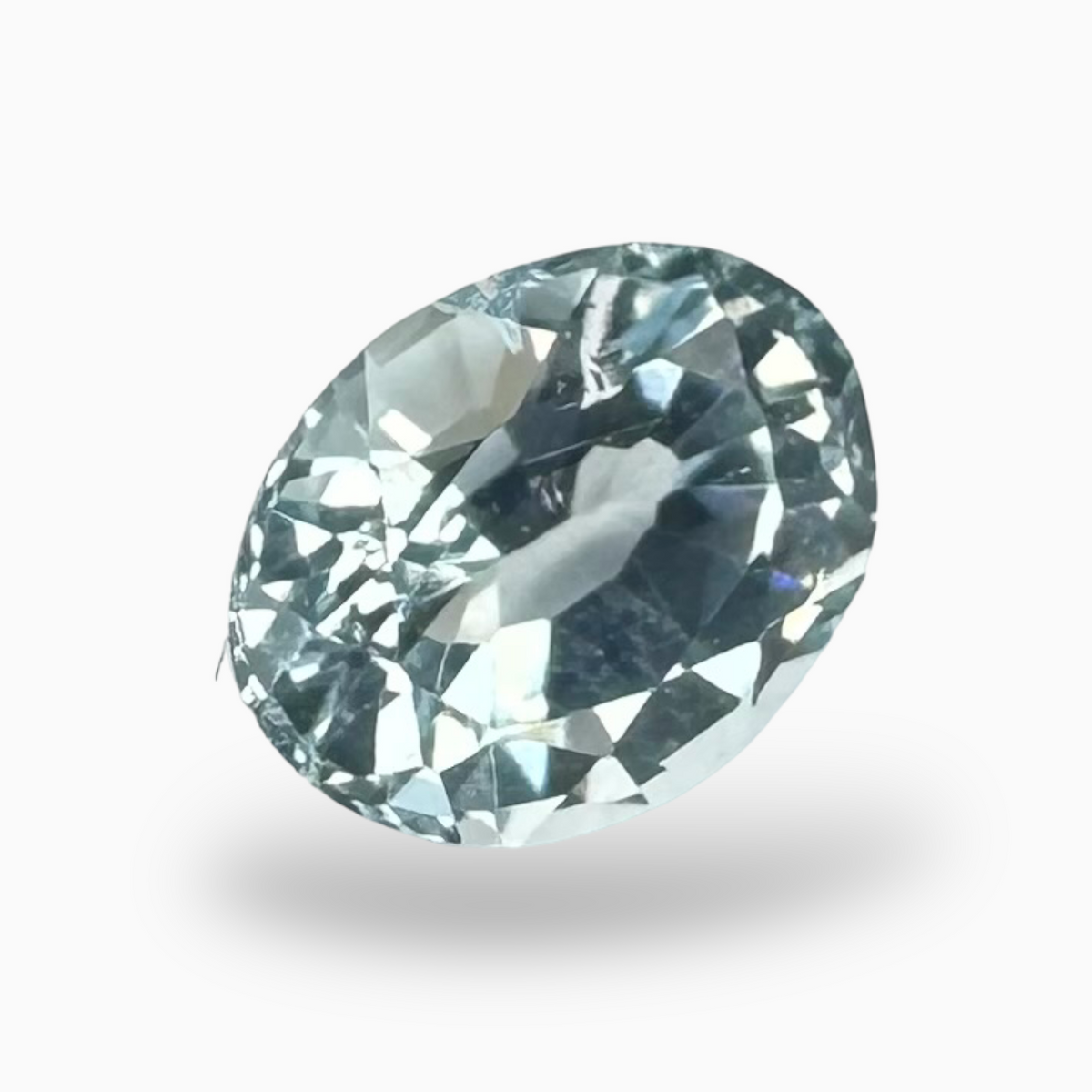 Natural Aquamarine Stone 0.27 Carats SkyBlue Color Oval Shape Size 5X4mm