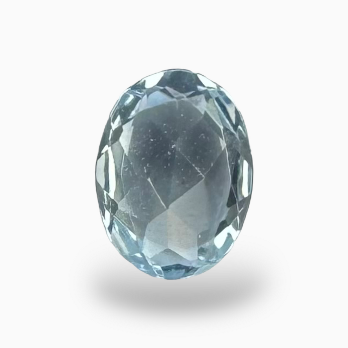Natural Aquamarine Stone 0.20  Carats SkyBlue Color Oval Shape Size 4X3mm