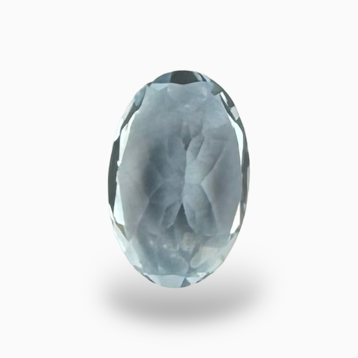 Natural Aquamarine Stone 0.43 Carats SkyBlue Color Oval Shape Size 6X4mm