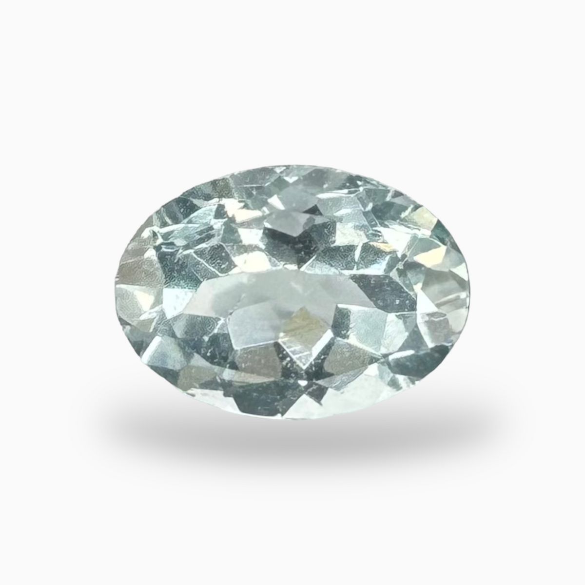 Natural Aquamarine Stone 0.74 Carats SkyBlue Color Oval Shape Size 7X5mm