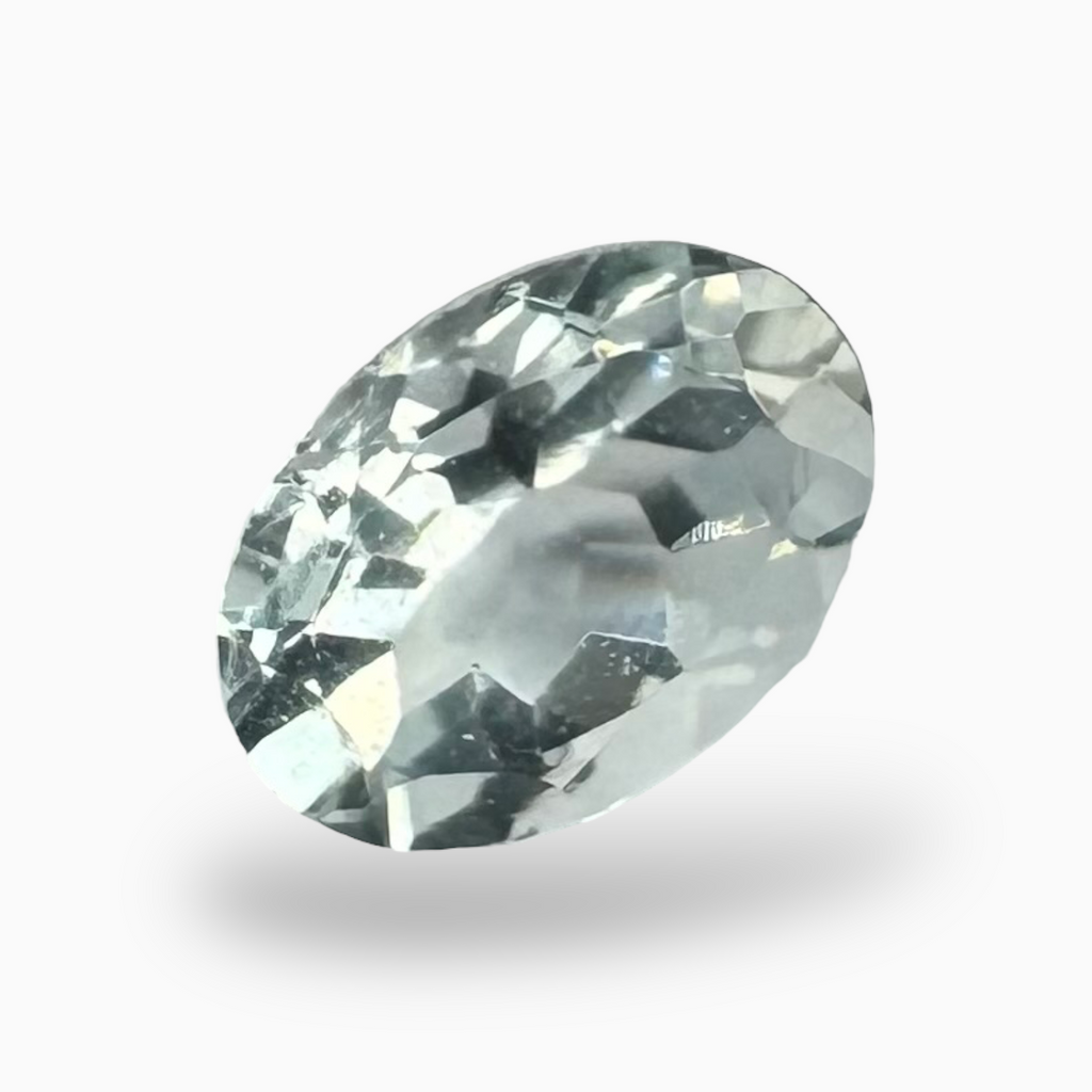 Natural Aquamarine Stone 0.74 Carats SkyBlue Color Oval Shape Size 7X5mm