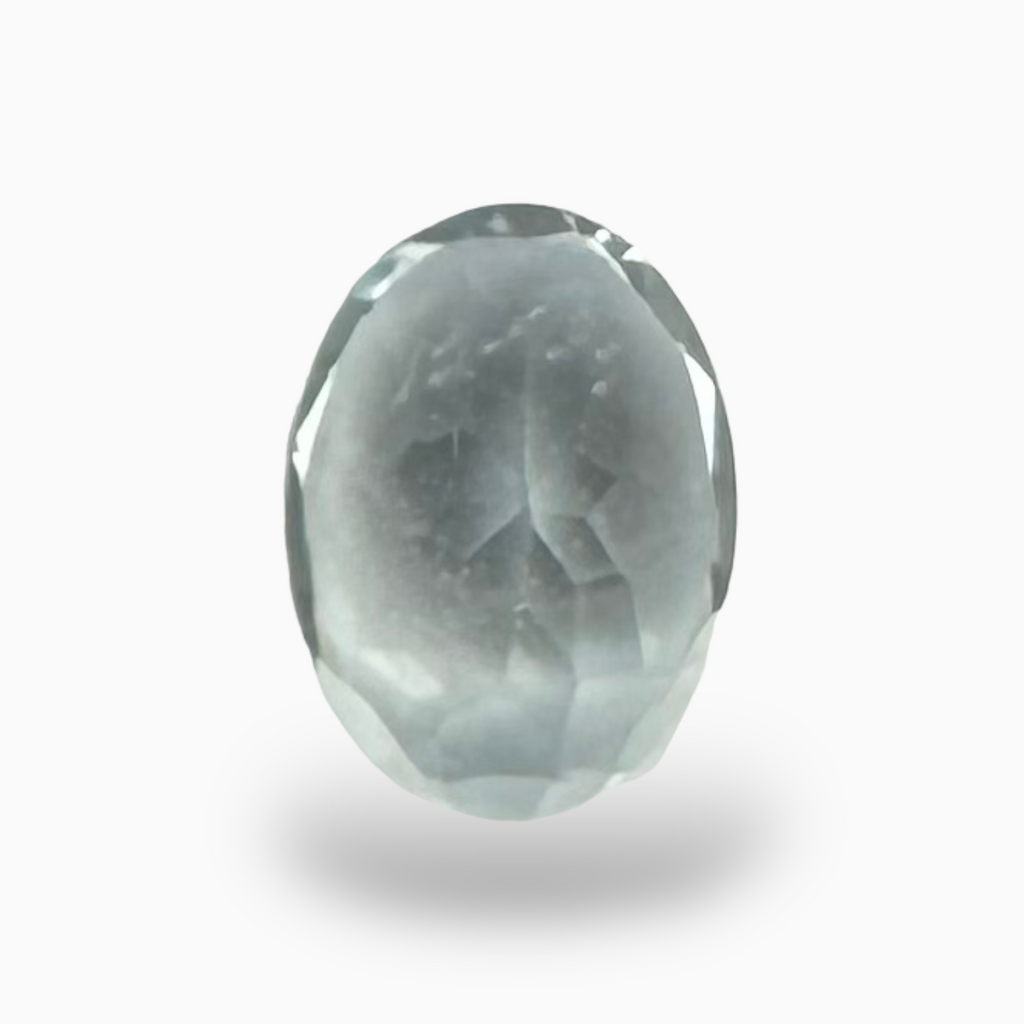 Natural Aquamarine Stone 0.74 Carats SkyBlue Color Oval Shape Size 7X5mm