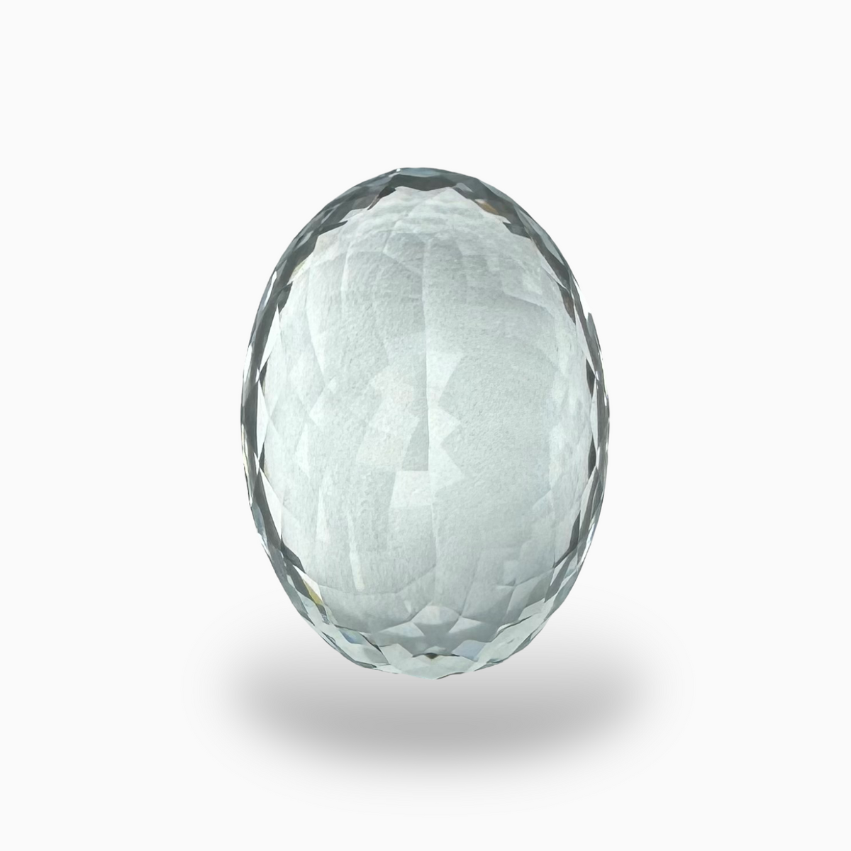 Natural Aquamarine Stone Aqua Color 12.80 Carats Oval Shape Size 17.8X12.8mm