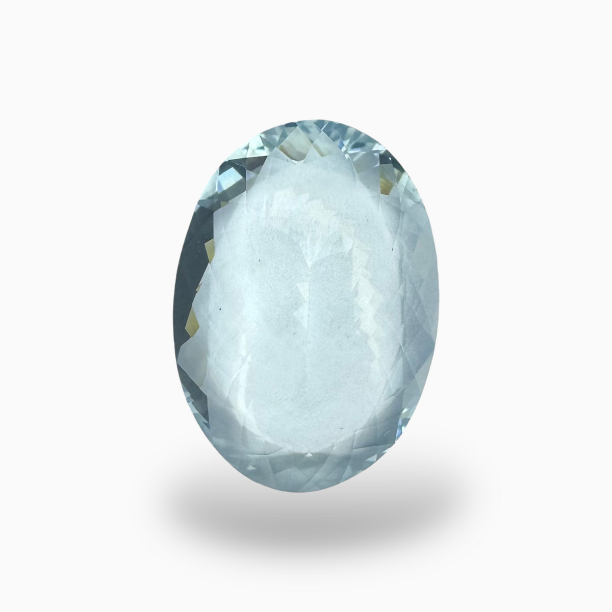 Natural Aquamarine Stone 15.73 Carats SkyBlue Color Oval Shape Size 23X16.5mm
