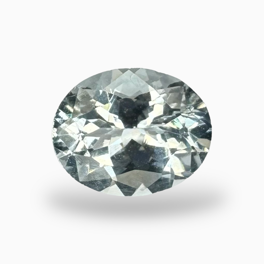 Natural Aquamarine Stone 2.4 Carats SkyBlue Color Oval Shape Size 10X8mm