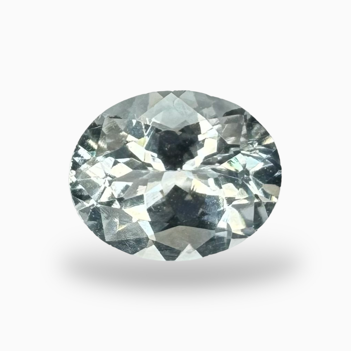 Natural Aquamarine Stone 2.4 Carats SkyBlue Color Oval Shape Size 10X8mm