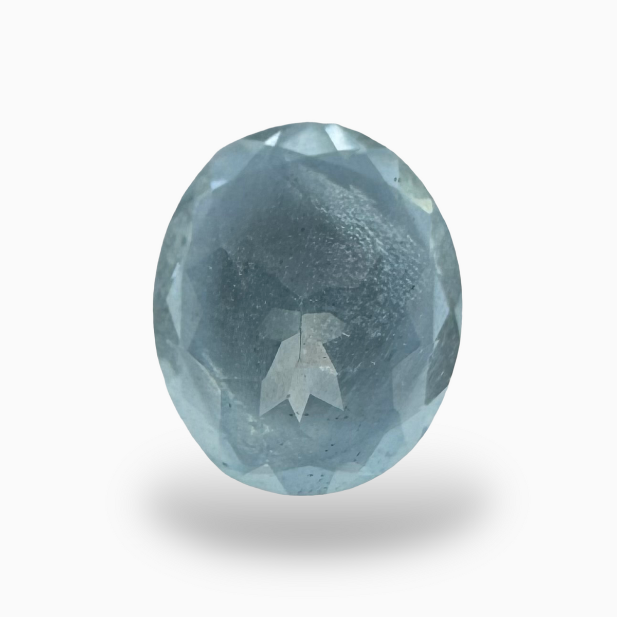 Natural Aquamarine Stone 2.98 Carats SkyBlue Color Oval Shape Size 11X9mm
