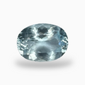Natural Aquamarine Stone SteelBlue Color 4.42 Carats Oval Shape Size 13X9.5mm