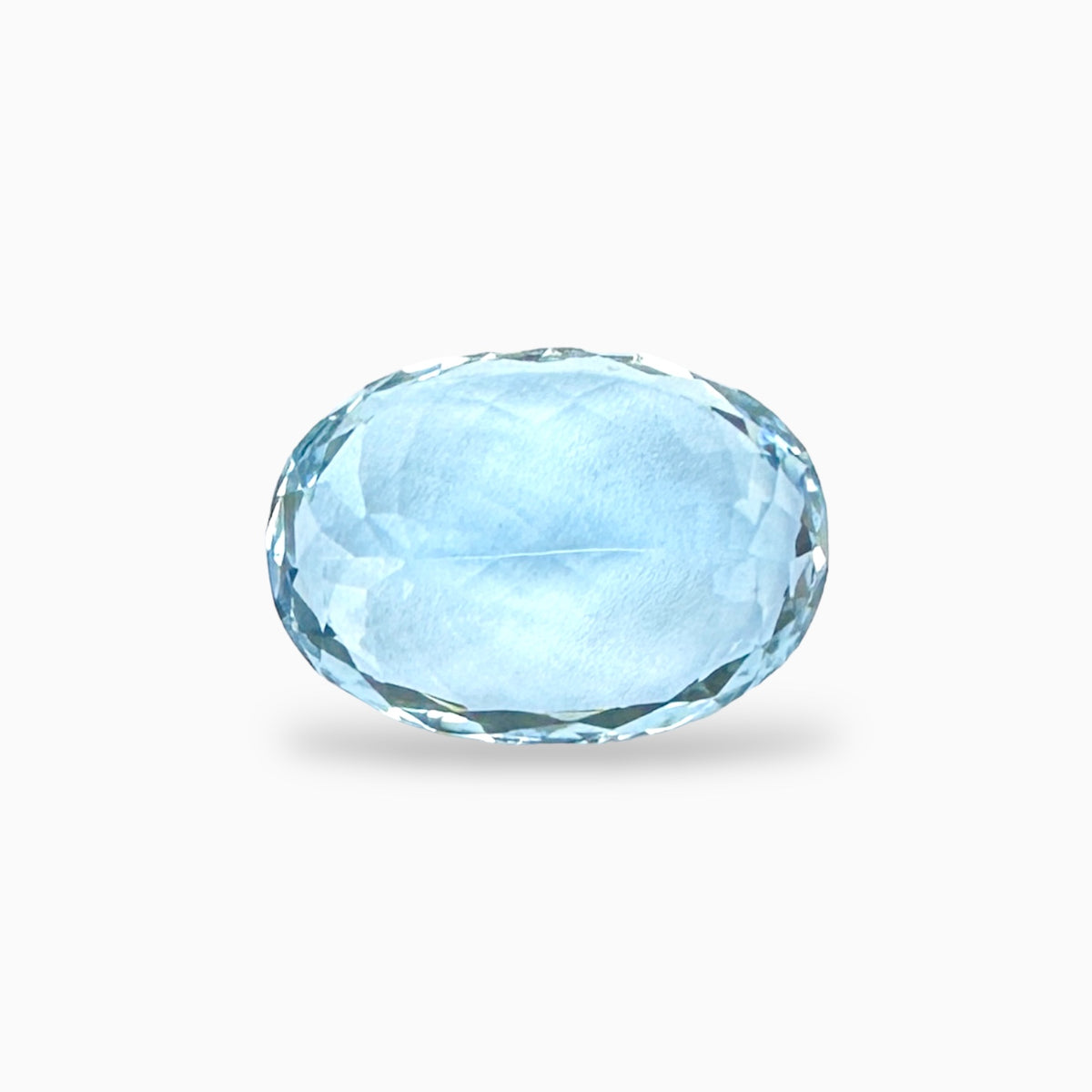Natural Aquamarine Stone 5.33 Carats SkyBlue Color Oval Shape Size 13X9.5mm